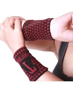 Напульсники эластичные с магнитной турмалиновой нитью (пара)