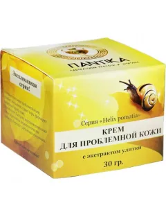 Крем для проблемной кожи с улиточным муцином "Helix pomatia",  30 г., Пантика