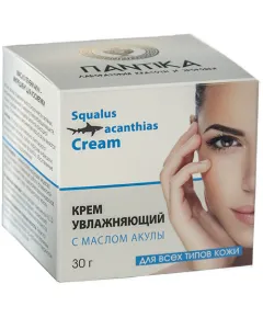 Крем для лица увлажняющий (с маслом акулы) "Squalus acanthias", 30г., Пантика