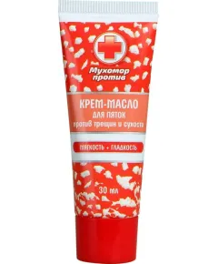 Крем-масло для пяток против трещин и сухости "Мухомор против", 30 мл., Венец Сибири