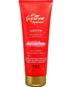 Шампунь для укрепления и роста волос Персиковый «Грибная Гармония»,250 мл. Венец Сибири
