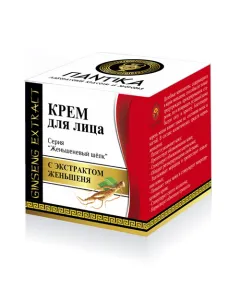 Крем для лица с экстрактом женьшеня "Женьшеневый шелк", 30 г., Пантика