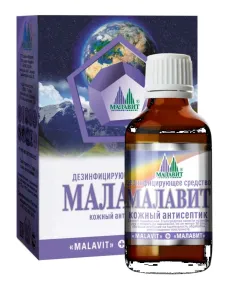 Дезинфицирующее средство (кожный антисептик) «Малавит» 50 мл., Малавит