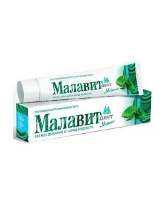 Зубная паста «Малавит Дент» МЯТА, 75 г., Малавит
