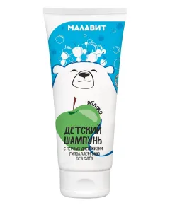 Шампунь детский товарного знака «Малавит» МИШКА Яблоко, 200 мл., Малавит