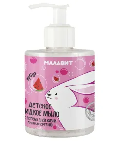 Жидкое детское мыло «Малавит» ЗАЙКА, 280 мл., Малавит