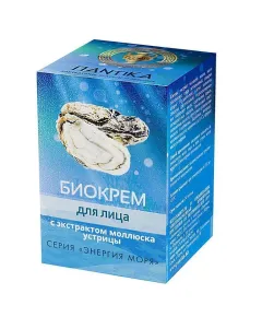 Биокрем с экстрактом моллюска устрицы "Энергия моря", дозатор 30 г., Пантика