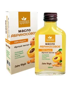 Масло абрикосовое нераф.высший сорт, 100мл, Кладовая здоровья