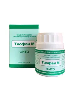 Тиофан М фито с антиоксидантным действием, 30 капс., Новосибирский завод антиоксидантов