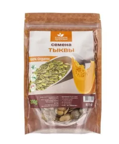 Семена тыквы 200гр, Кладовая здоровья
