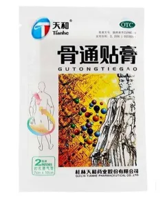 Пластырь Тяньхэ Гутонг Тегао, суставной восстанавливающий, 2 шт