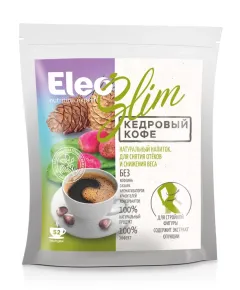 Кедровый кофе для похудения Slim, 130 г., серия Eleo