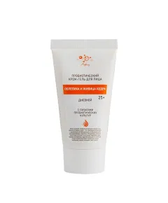 Пробиотический крем-гель для лица Облепиха и живица кедра, дневной 25+, туба 50 мл., Микролиз