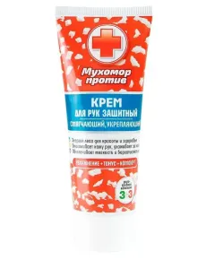 Крем для рук  защитный, смягчающий, укрепляющий "Мухомор против", 75 мл., Венец Сибири