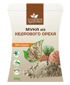 Мука кедровая 200гр , Кладовая здоровья