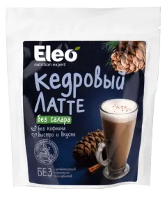 Кедровый латте без сахара, 150 г. , серия Eleo