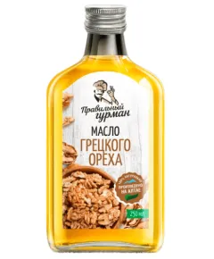 Масло грецкого ореха, 250 мл., серия Правильный гурман