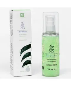 Bionative гель для умывания коллагеновый с фитопланктоном 100 мл, Сашера-Мед