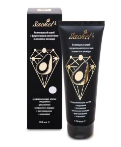 Сашель коллоидный скраб с фруктовыми кислотами и мякотью авокадо 100, Сашера-Мед