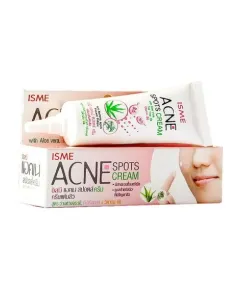 Крем для лица с алоэ вера от угрей и прыщей Acne Spots Cream 10 гр., Isme