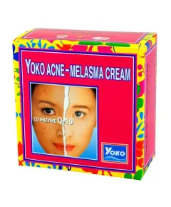Крем для лица Yoko от пигментации и прыщей с Коэнзим Q10, 4гр, Yoko