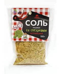 Соль пищевая со специями, 200 г, Алтай Старовер