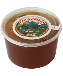 Мед таёжный, 900 г, Алтай старовер