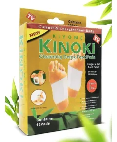 Пластыри для стоп Kinoki с имбирем (уп./10 шт.)