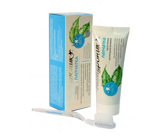 Натуроник® ЛАПЧАТКА Паста зубная натуральная нативная, 75 мл., Сашера-Мед