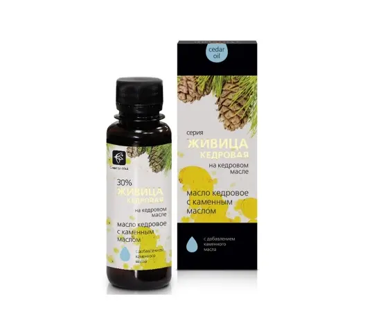 Живица кедровая на кедровом масле с каменным маслом, 100 мл., Сашера-Мед