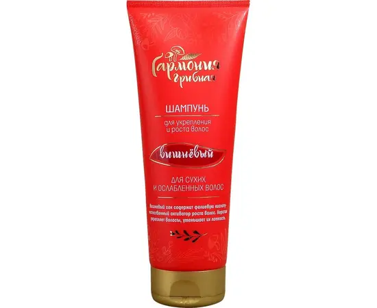 Шампунь Вишневый для укрепления и роста волос, "Грибная гармония", 250 мл., Венец Сибири