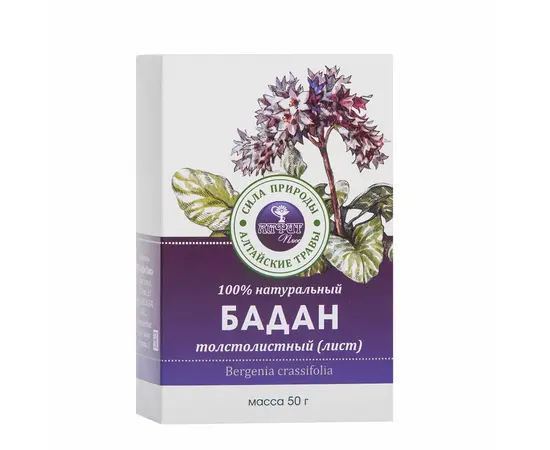 Бадан (лист), 50 гр., Алфит Плюс