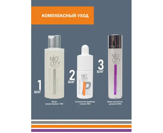 НИО сыворотка-праймер сияние, 15 мл., NIO orange, изображение 9