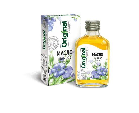 Масло льняное, 100 мл., серия Original Altay