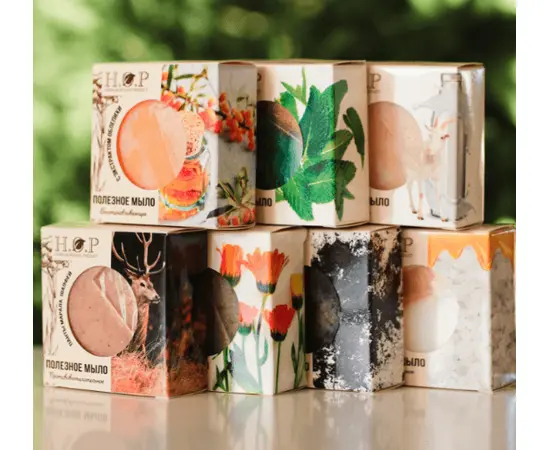 Мыло полезное "ПАНТЫ МАРАЛА" (противовоспалительное), 100 г., H.O.P, изображение 6