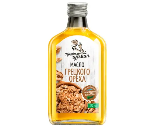 Масло грецкого ореха, 250 мл., серия Правильный гурман