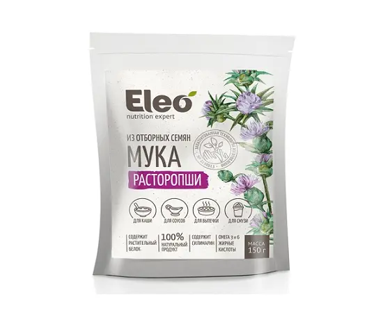 Мука расторопши, 150 г., серия Eleo