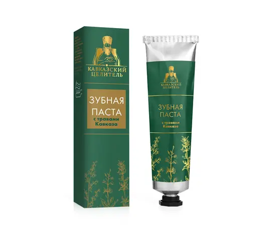 Паста зубная с травами, 50 мл, Кавказский Целитель