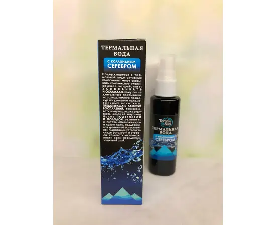 Вода термальная с коллоидным серебром, 50 мл, TambuSun, изображение 3