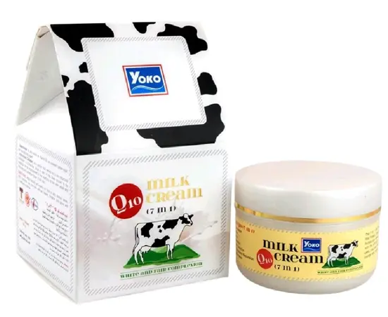 Крем для лица с молоком и Коэнзимом Q10, 50 г, YOKO