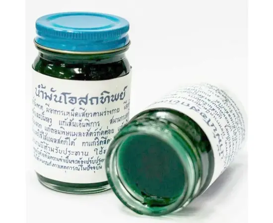 Бальзам для тела, традиционный тайский, Зеленый, 50 г. Osotthip, изображение 2