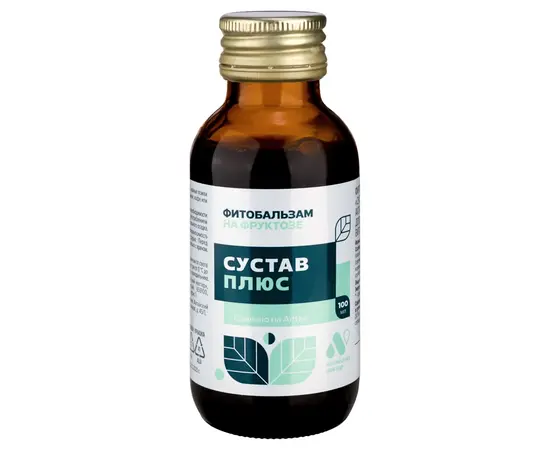Сустав плюс Фитобальзам на фруктозе, 100 мл, изображение 2