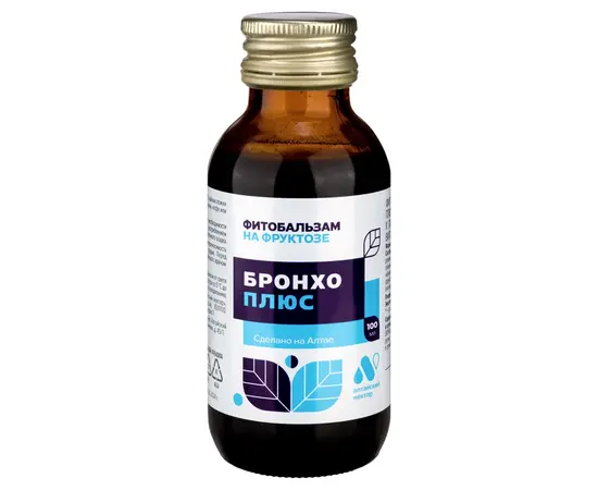 Бронхо плюс Фитобальзам на фруктозе, 100 мл, изображение 2
